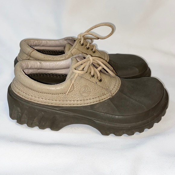 Crocs‎ All Terrain Axle Duck Boots Leather Trim Waterproof Islander M 8 W 9 main image 3
